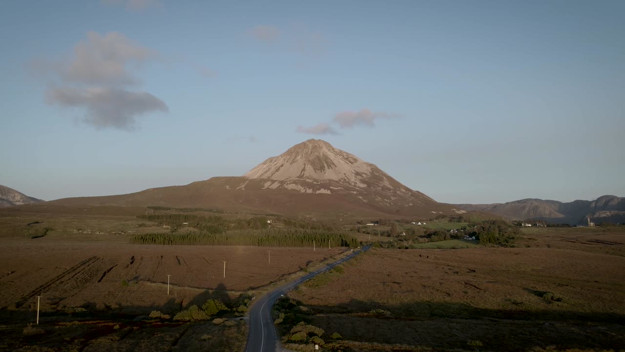 errigal senderismo de montaña para ver hermosas vistas