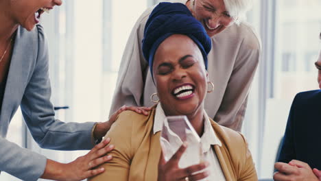 celebrar el éxito: las mujeres en los negocios