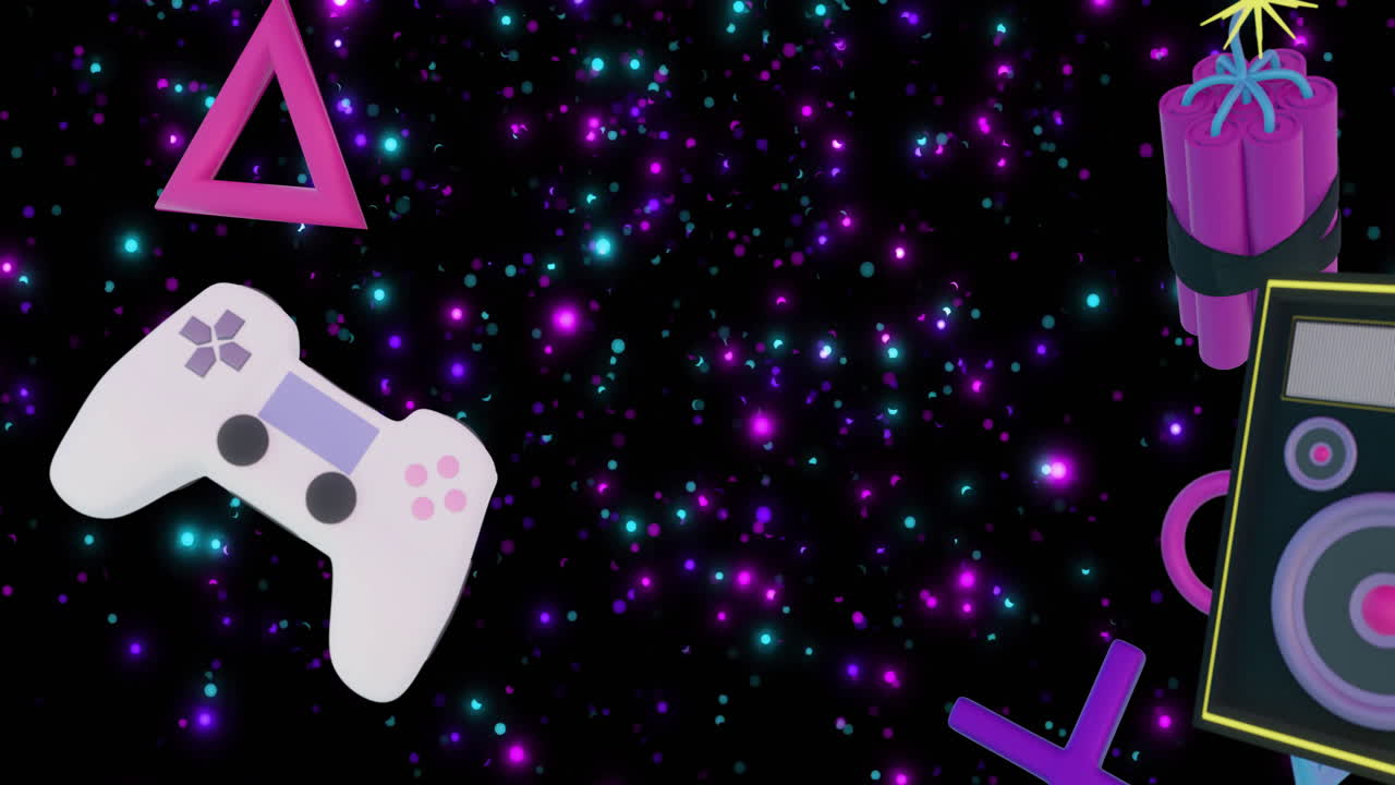 라이트 스 위에 게임 아이콘의 애니메이션