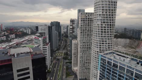 vista aérea de la ciudad de méxico vuelo de avión no tripulado ciudad de méxico