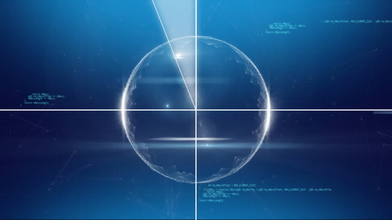 데이터 처리에 대한 범위 스캐닝의 애니메이션