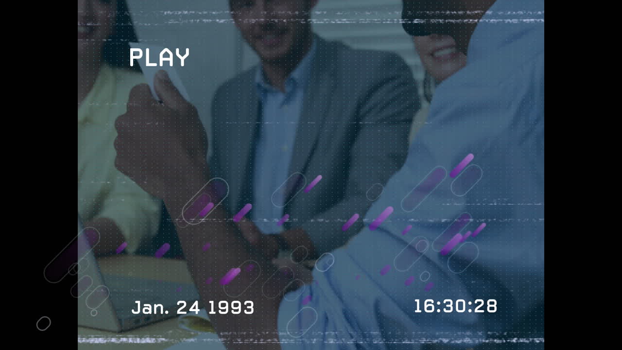 사무실에서 다양한 사업가들에 대한 간섭의 활성화