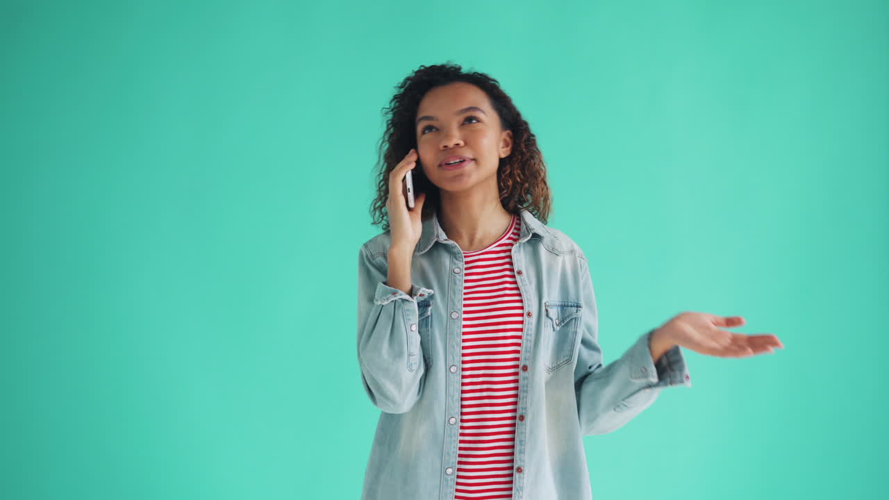Young Woman on a Phone Call