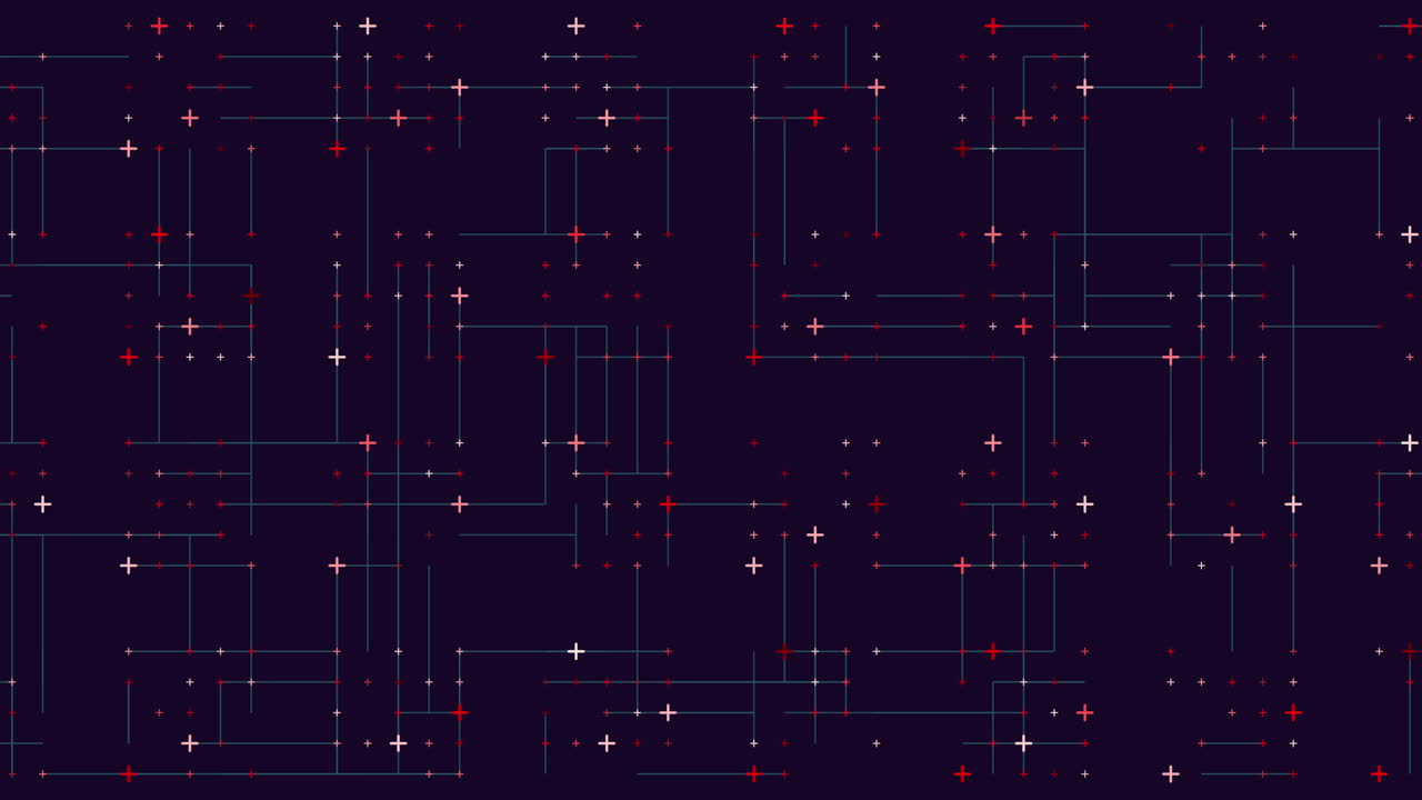 Intriguing seamless pattern with grid of small circle lines and large circle dots in shades of orange. Lines run vertically, dots horizontally