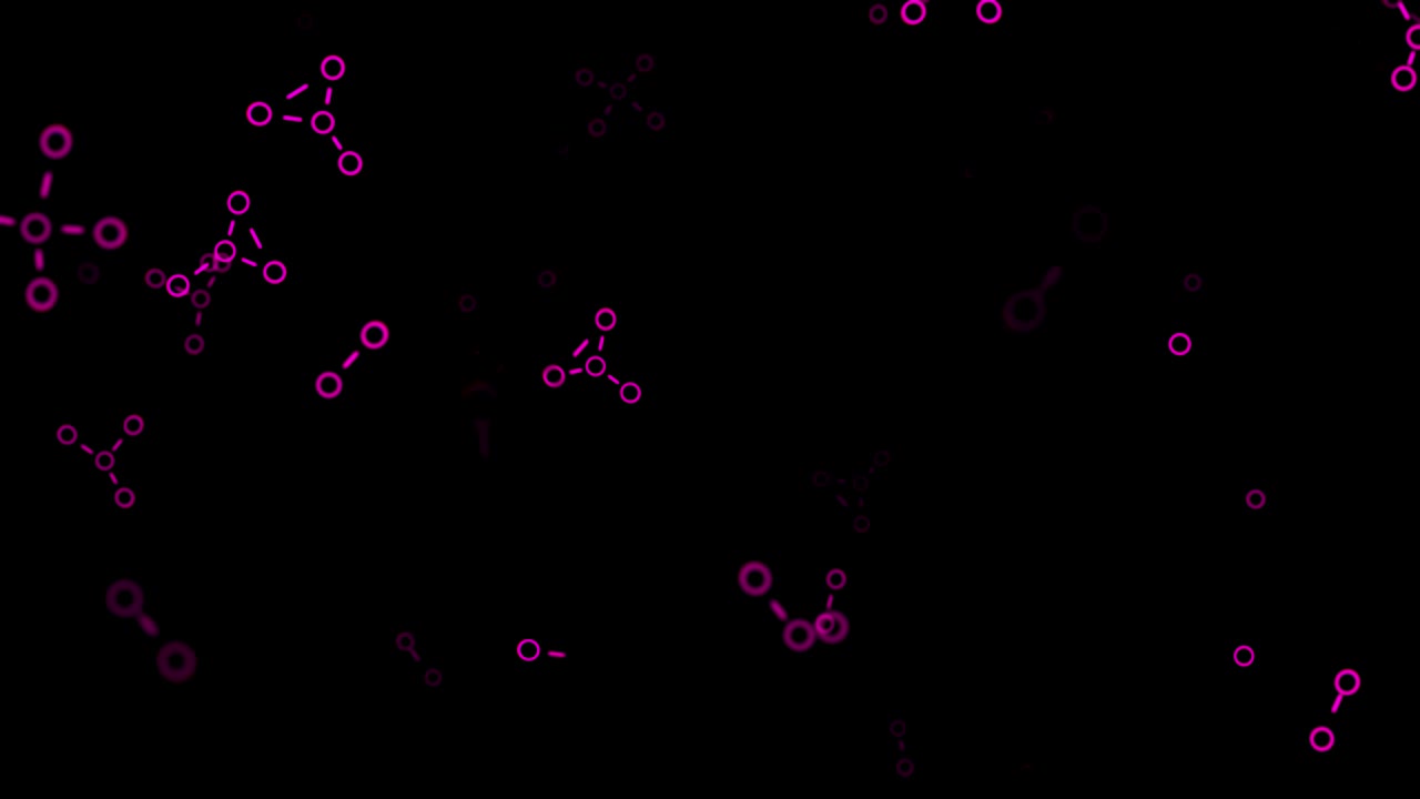 patrón molecular rosa abstracto