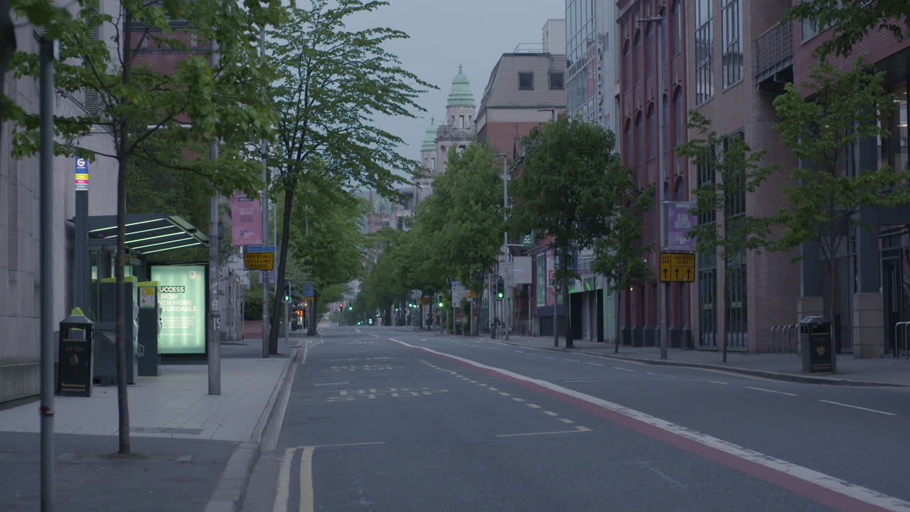 2020년 5월, 코로나19로 인해 봉쇄된 벨파스트 시