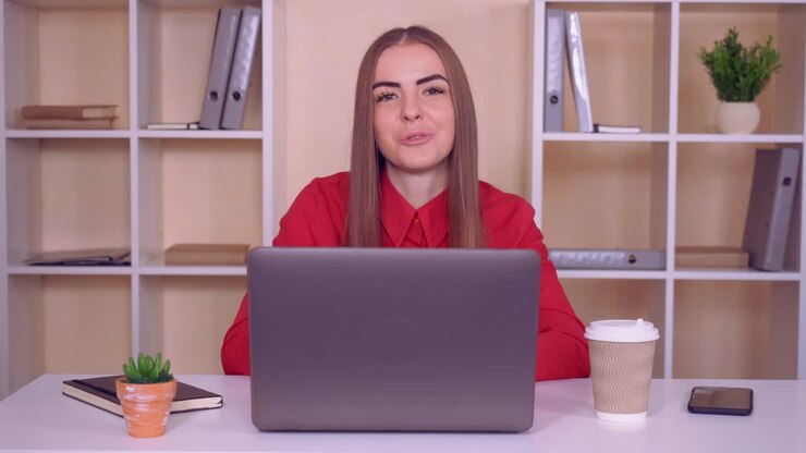 Onlinemøde på arbejde