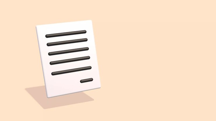 3D Animation of the signing of the contract.