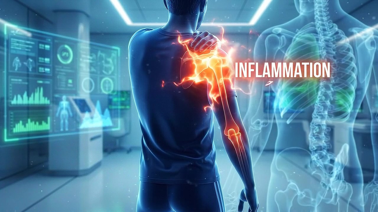 Digital Medical Visualization of Shoulder Inflammation in a Clinical Setting