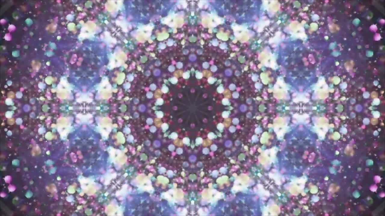 el fondo caleidoscópico de 4k de colores