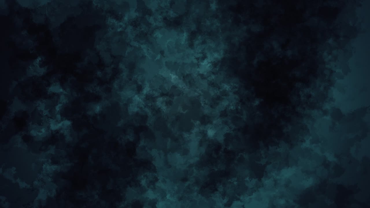 manchas de tinta espeluznantes que se acercan lentamente sobre un fondo azul oscuro