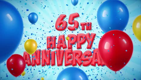 65th happy anniversary celebration