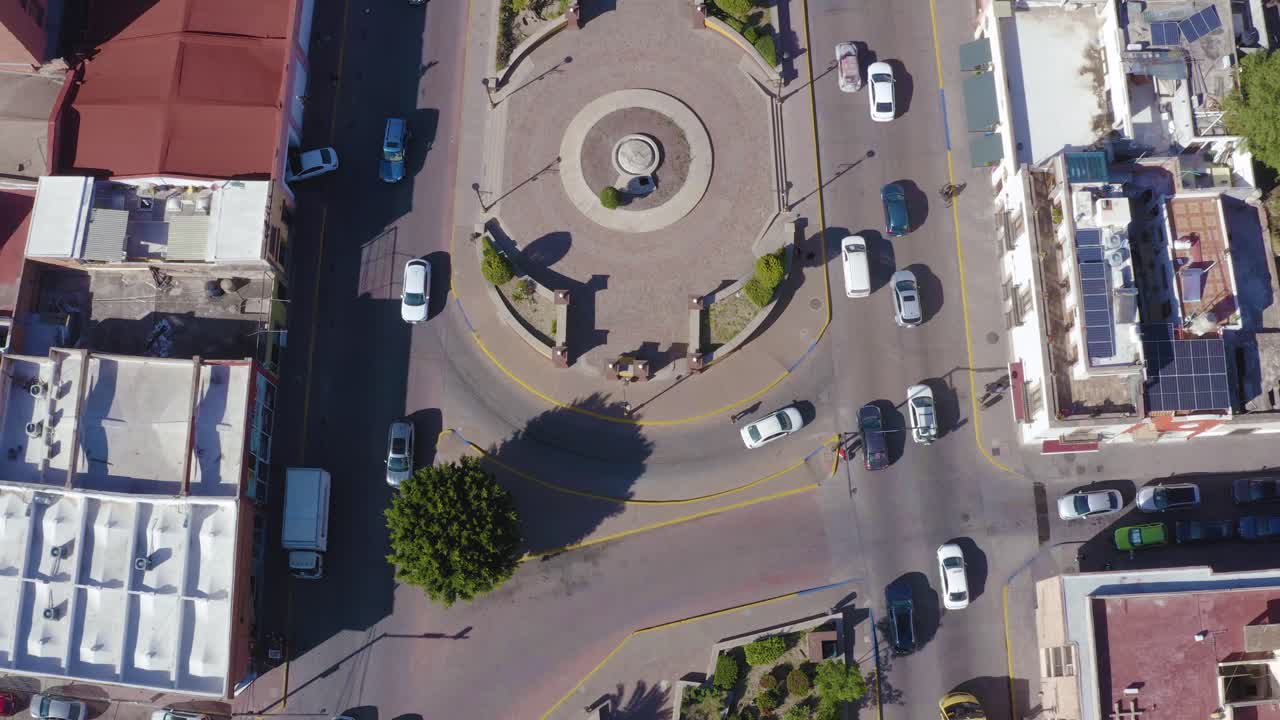 San Luis Potosí - Top View Drone Footage 4k