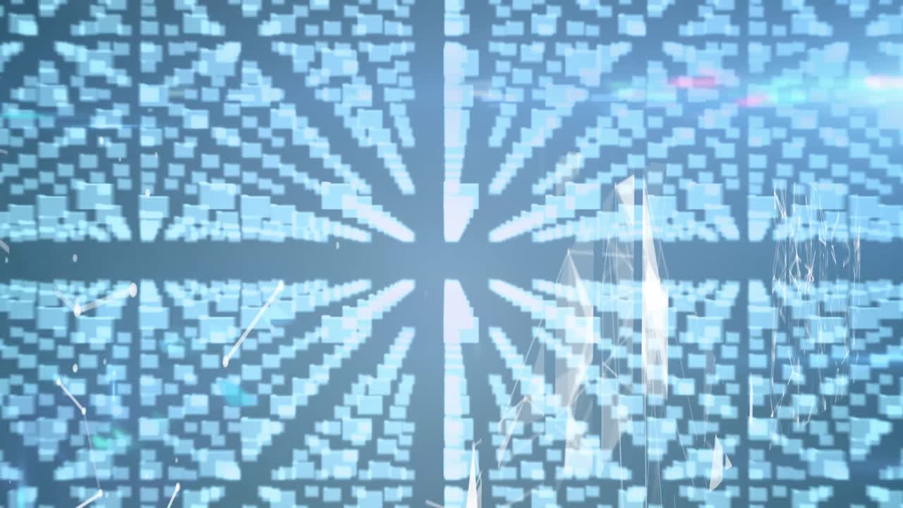 데이터 처리와 함께 디지털 파일 네트워크와 온라인 보안  ⁇ 락의 애니메이션