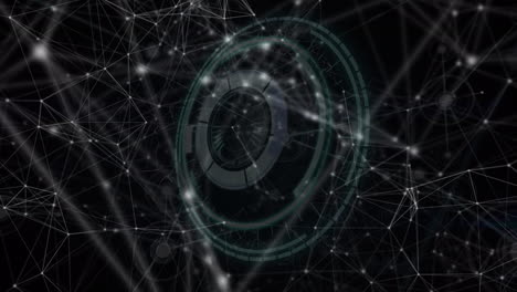 animation of scope scanning over network of connections