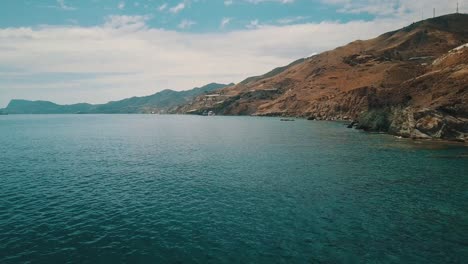 Aerial-shot-of-the-south-coast-of-Crete-with-turquoise-waters-and-beautiful-scenery-2