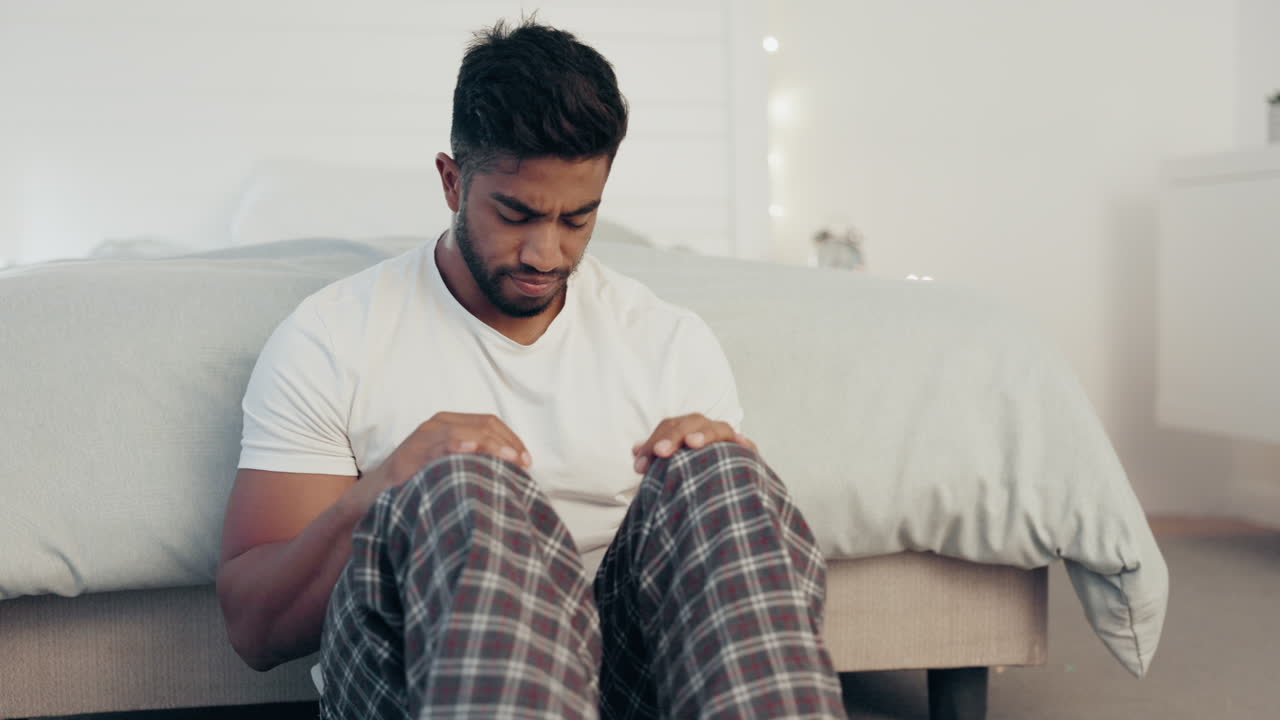 Mental health, anxiety and stress with man