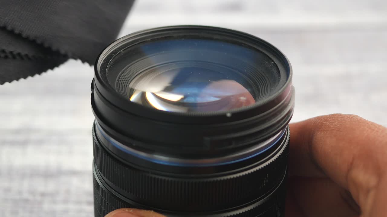 Cleaning a Camera Lens