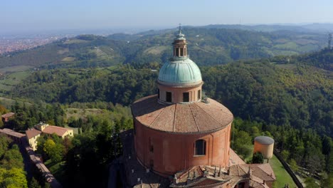 Sanctuary-of-the-Madonna-di-San-Luca,-Bologna,-Emilia-Romagna,-Italy,-October-2021