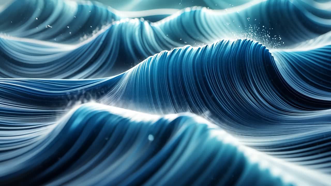 Ocean Waves Abstract