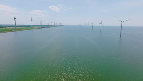 offshore wind farm in the north sea