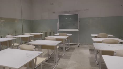 empty classroom