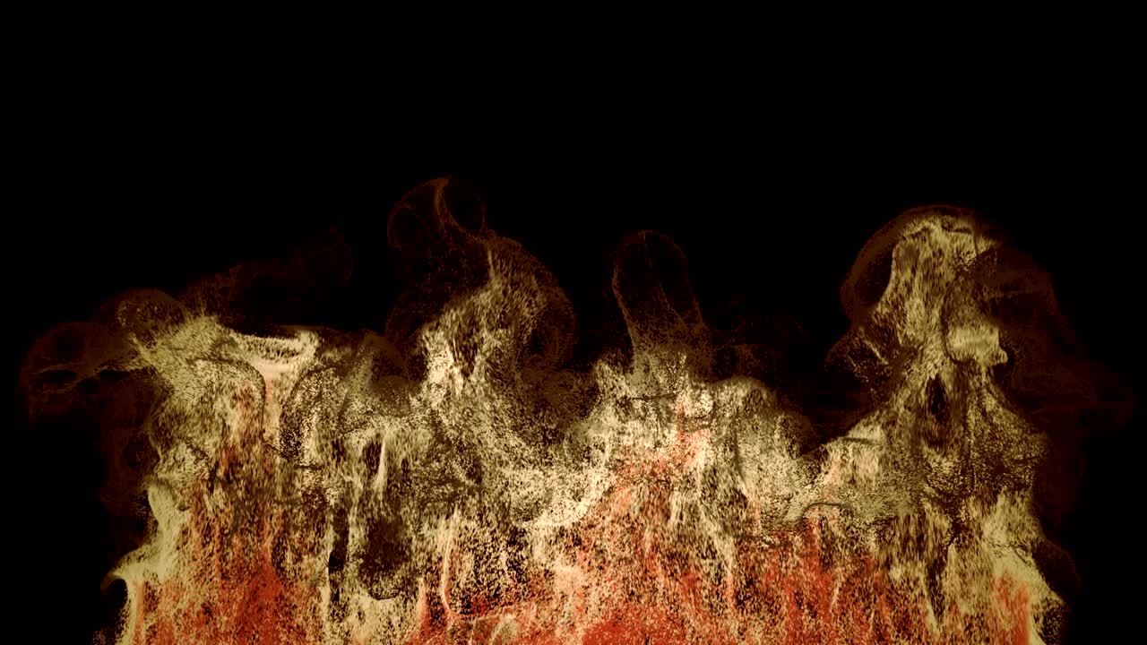 독특한 입자 폭발.