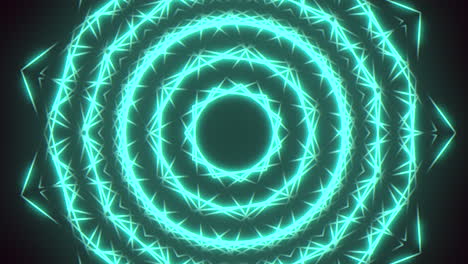 Espiral-Futurista-Líneas-Verdes-Brillantes-Iluminan-El-Patrón-Circular