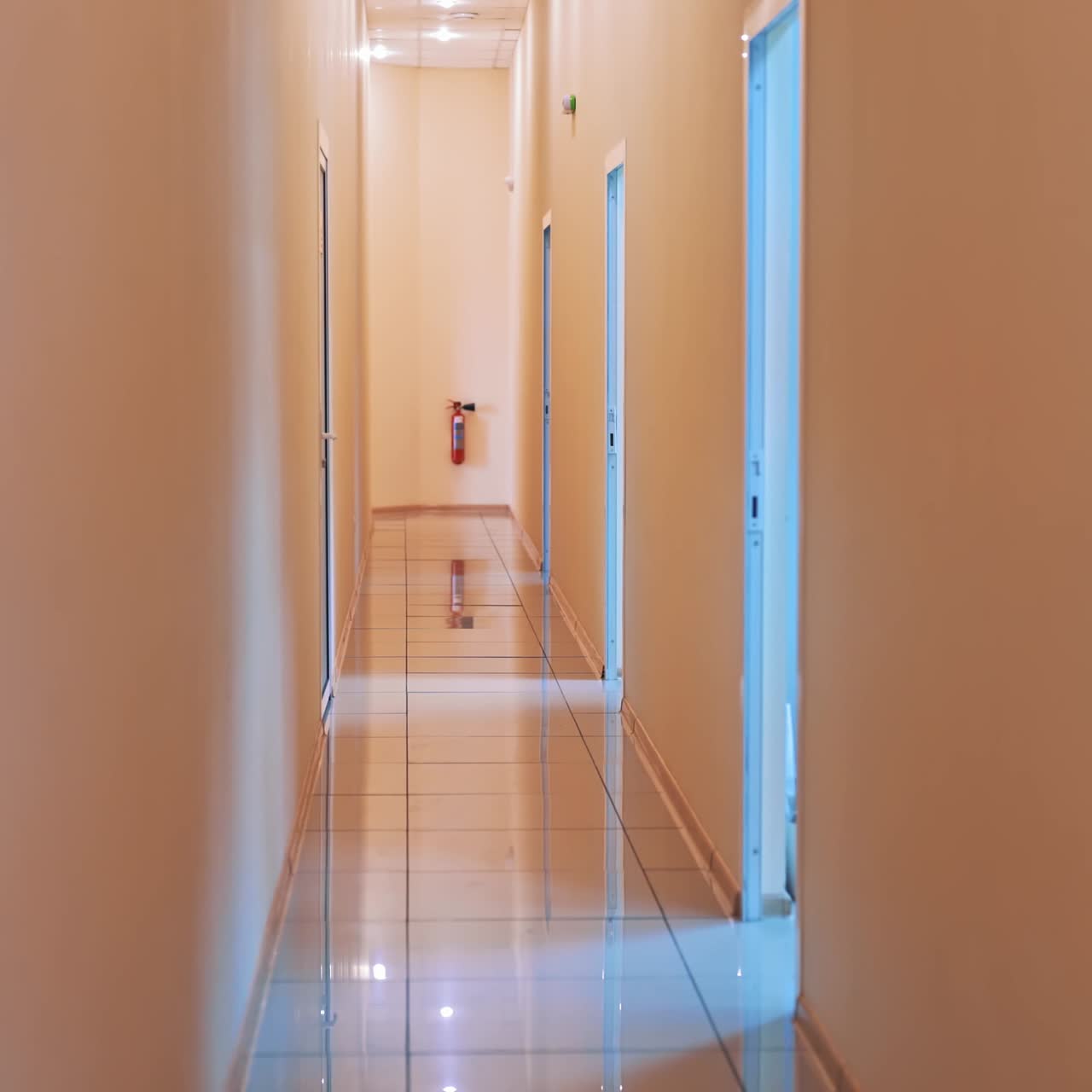 Modern building interiors