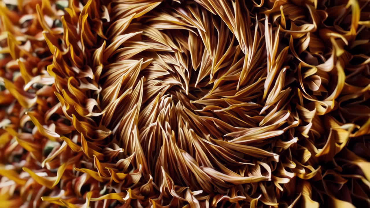 Abstract Macro Spiral Flower Petal Pattern