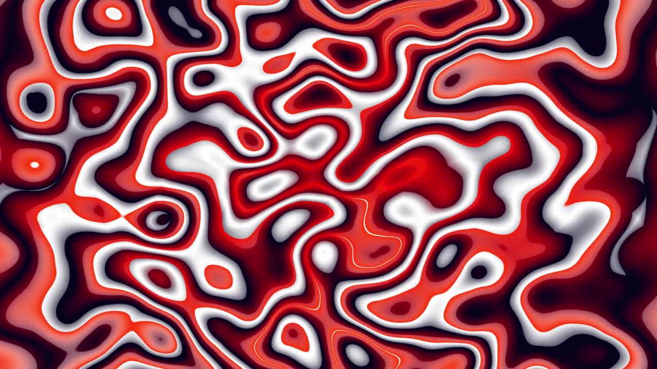 Colorful animated liquid smooth wavy dynamic shape background animation background