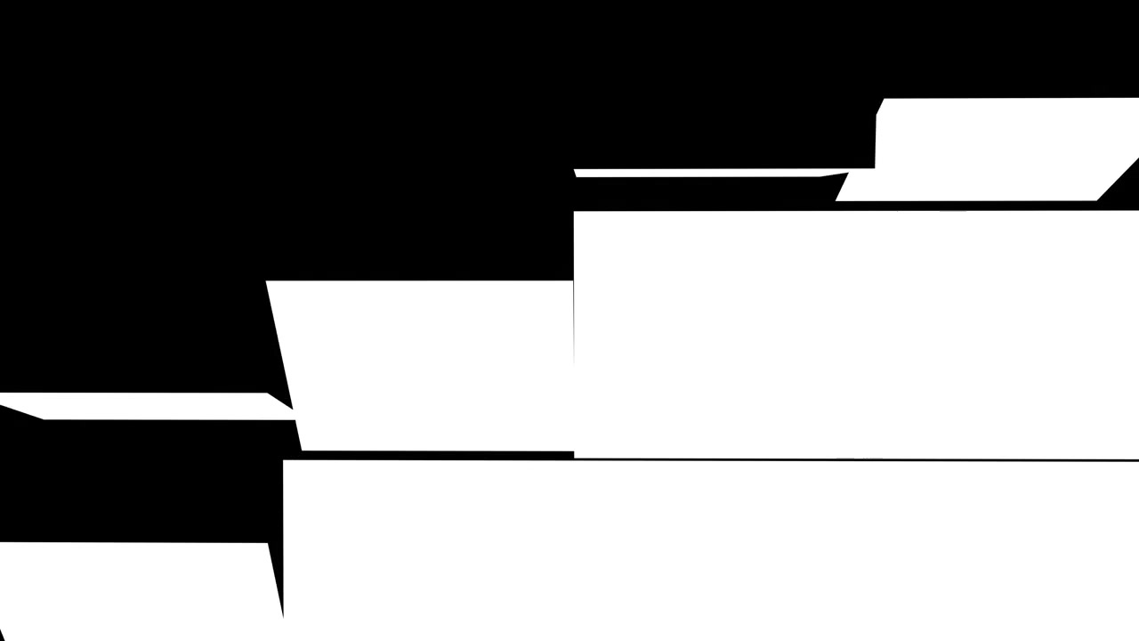 Abstract Geometric Black and White Transition Animation