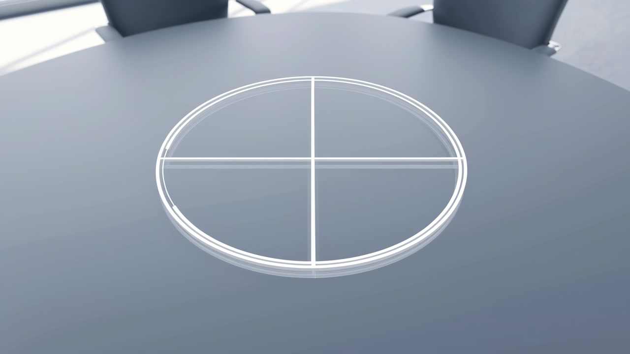 this video showcases a circular object displayed on a light gray surface in an indoor setting with a top-down perspective. the neutral mood and technology product display context suggest.