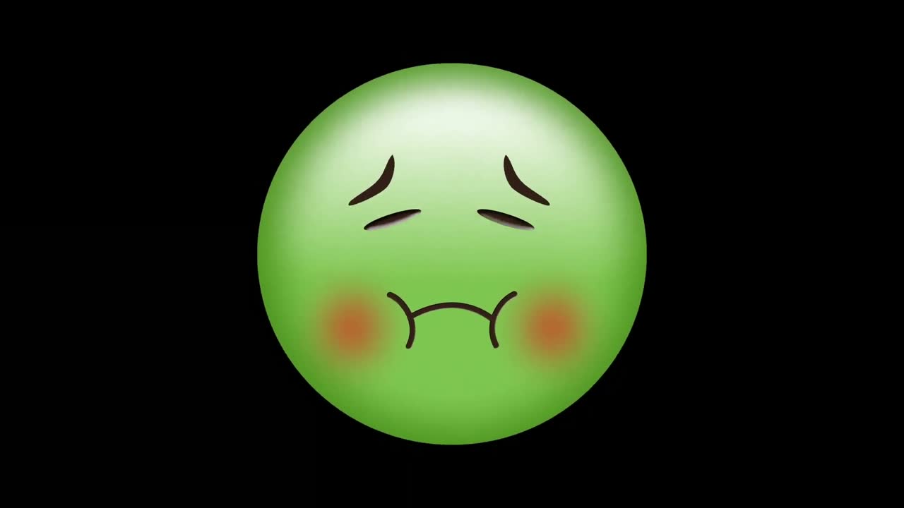 이모지 의 디지털 로 생성 된 비디오