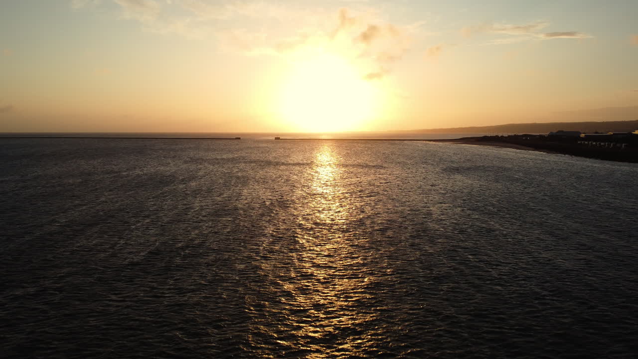 Sunset over the Ocean