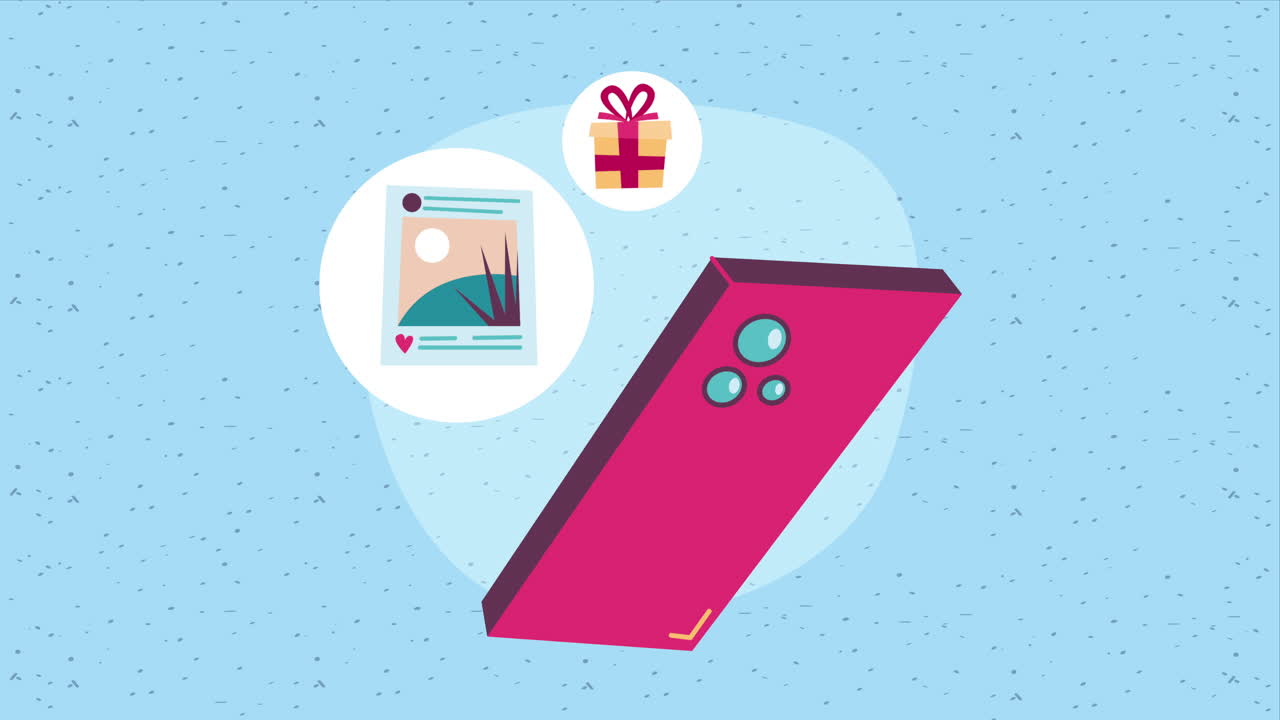 스마트폰 기기 기술 현대 애니메이션