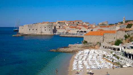 Casco-Antiguo-De-Dubrovnik,-Dalmacia,-Croacia