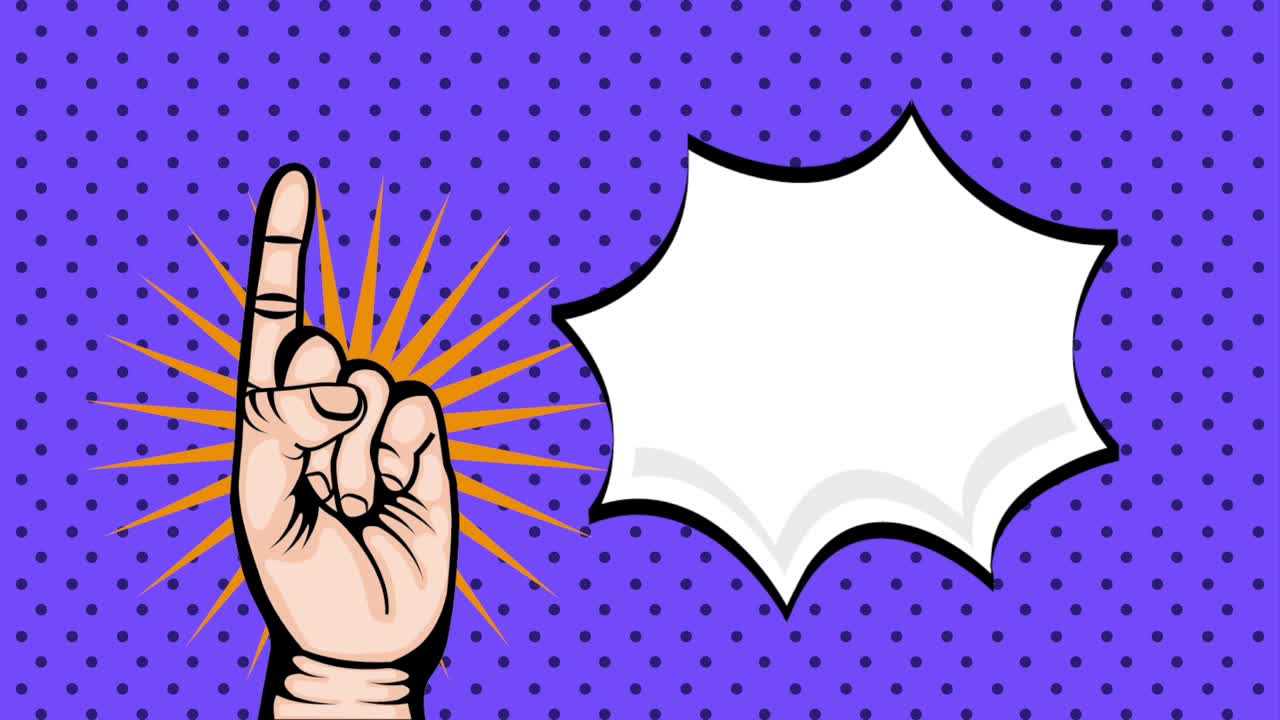 animación de arte pop