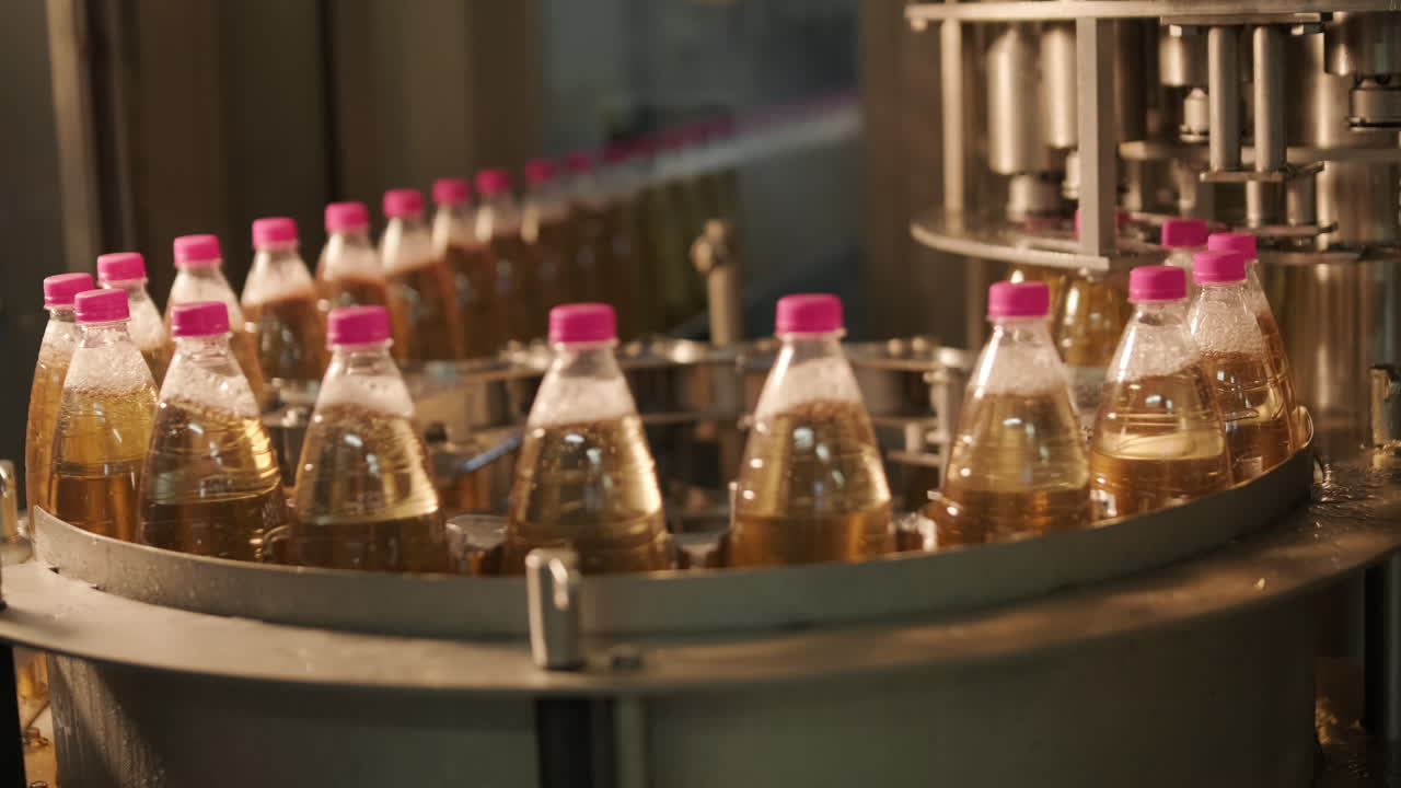 Automated Beverage Bottling Line
