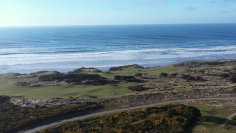 bandon dunes golf course, aerial flyover