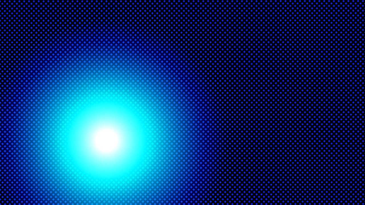 Abstract Blue Light Glow on Dotted Pattern Background