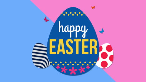Animated-closeup-Happy-Easter-text-and-eggs-on-pink-and-blue