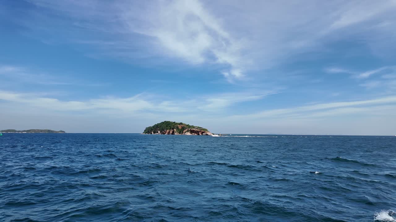 Ferry ride Gulf of Thailand from Pattaya to Koh Larn travel Southeast Asia