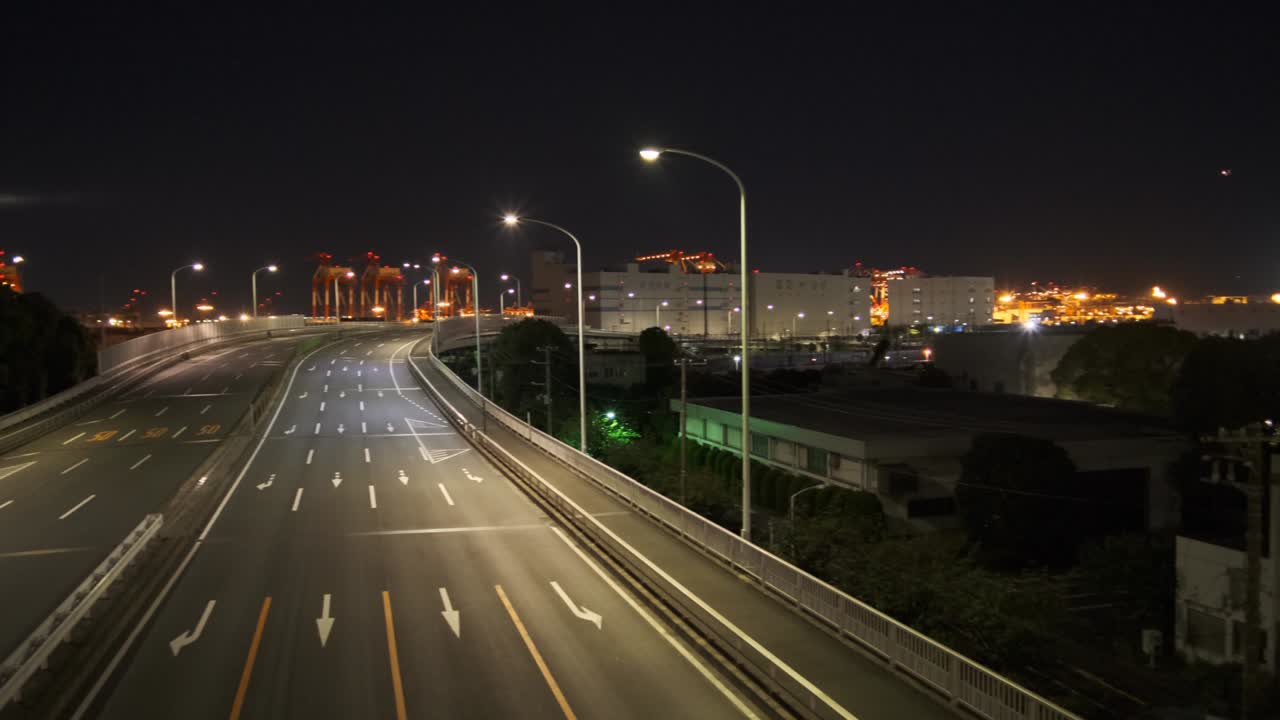 도쿄 시나가와 해변 나이트 뷰 2022