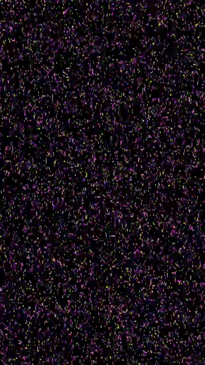 Digital Noise and Static Interference on Black Background