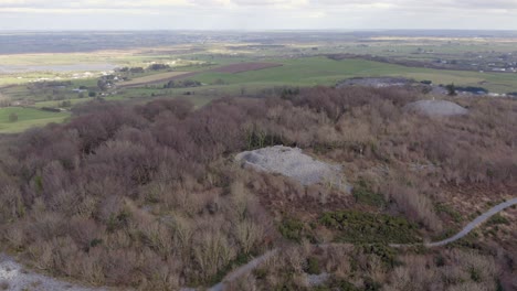 Finvarra-castle-and-Caesar's-Cairn-atop-Knockma-Hill