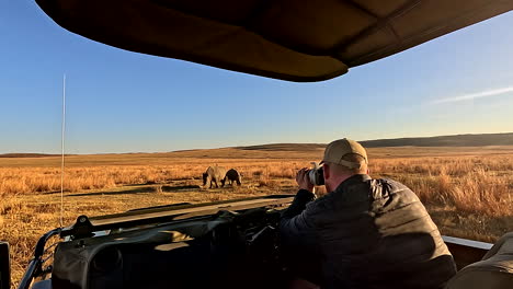 video footage used by field guide for biomonitoring of endangered rhinos