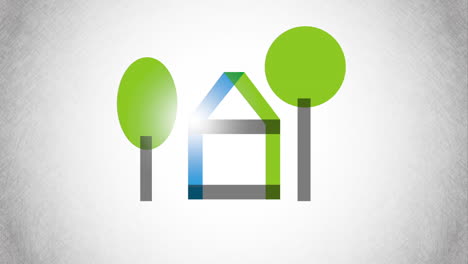real state house home video animation