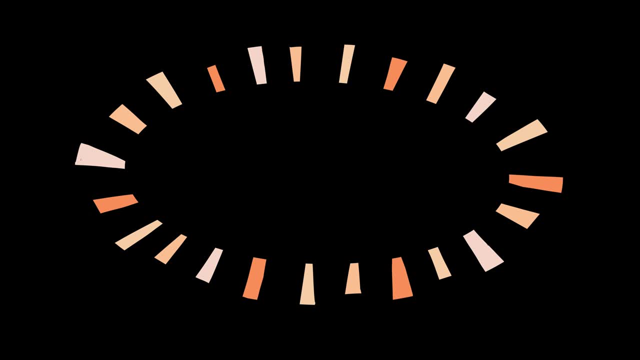 자연색으로 제목, 텍스트 또는 로고를 둘러싼 애니메이션 프레임; 원, 타원형 및 사각형 형태의 트렌디한 보호 스타일 스티커; 4k에 포함 된 알파 채널