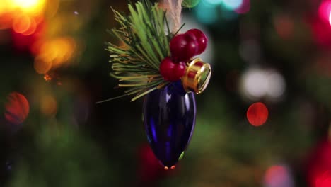 christmas glass bulb ornament hanging